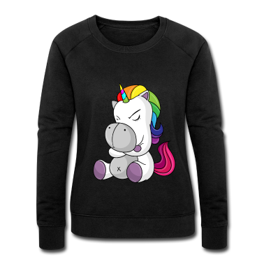 Einhörner Pullover - Einhorn - wütendes Einhorn