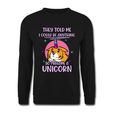 Einhörner Pullover - Ich wurde ein Einhorn Einhörner
