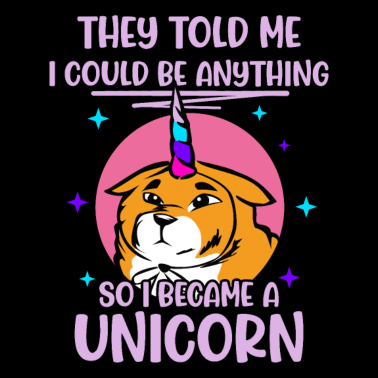 Motiv Ich wurde ein Einhorn Einhörner