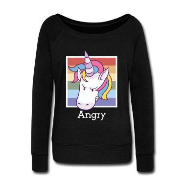 Einhörner Pullover - Wütendes Einhorn Einhörner