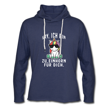 Einhörner Hoodie - Einhorn ich bin zu Einhorn für dich Geschenk