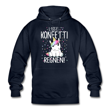 Einhörner Hoodie - Lass es Konfetti regnen Einhorn
