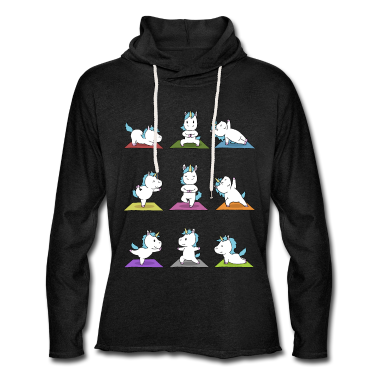 Einhörner Hoodie - Yoga Einhorn Meditation Yogi Namaste Geschenk
