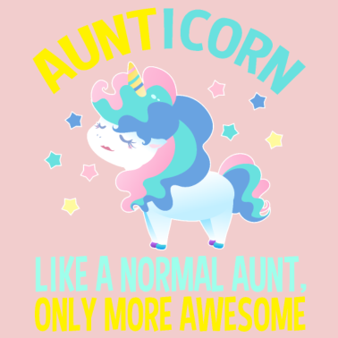 Motiv Tante Einhorn wie normale Tante Einhorn