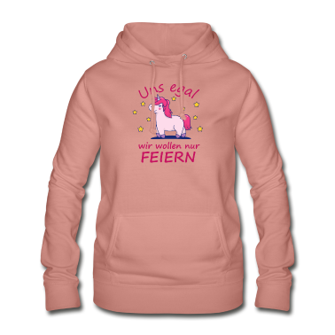 Einhörner Hoodie - Team Braut JGA Junggesellinnenabschied Spruch