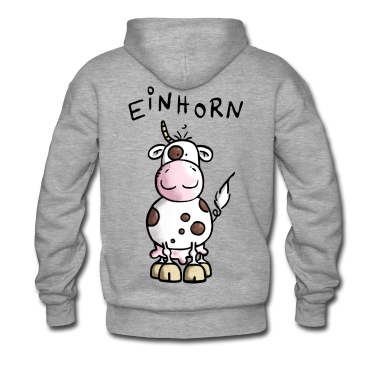 Einhörner Hoodie - Einhorn - Kuh - Rind