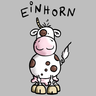Motiv Einhorn - Kuh - Rind