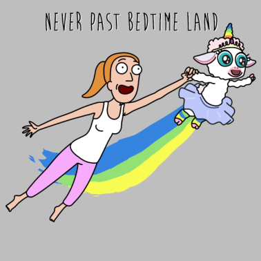 Motiv Rick And Morty Never Past Bedtime Land Summer