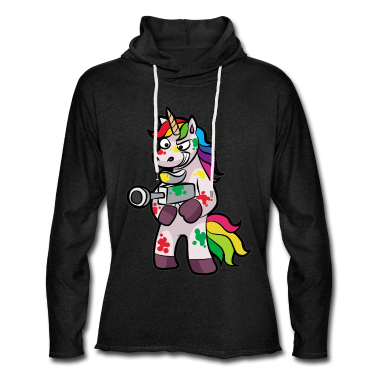 Einhörner Hoodie - PAINTBALL Einhorn Markierer Airsoft Geschenk Kind