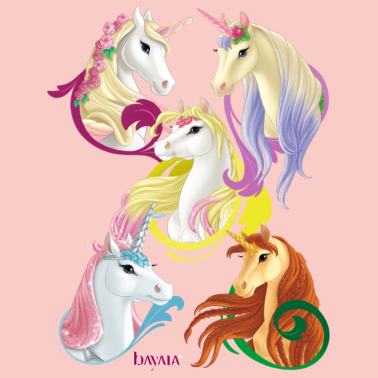 Motiv Schleich bayala Einhörner und Pegasuspferde