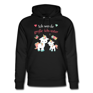 Einhörner Hoodie - Ich werde Große Schwester Geschenk Für Mädchen