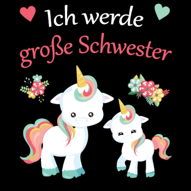 Motiv Ich werde Große Schwester Geschenk Für Mädchen