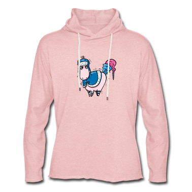 Einhörner Hoodie - Einhorn friert im Winter