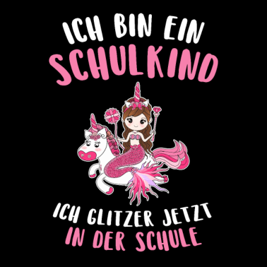 Motiv Schulanfang Einhorn Meerjungfrau Geschenk