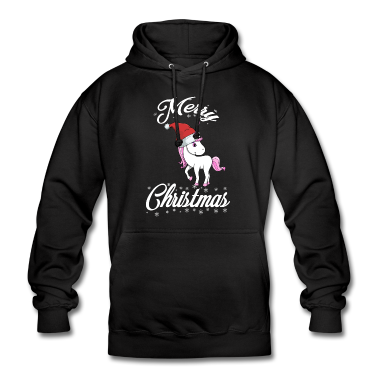 Einhörner Hoodie - Einhorn Weihnachten