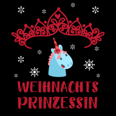 Motiv Weihnachts Prinzessin Einhorn Weihnachten