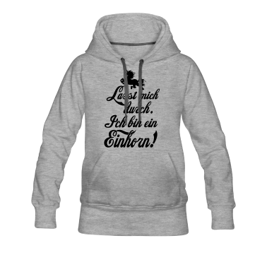 Einhörner Hoodie - Lasst mich durch Einhorn