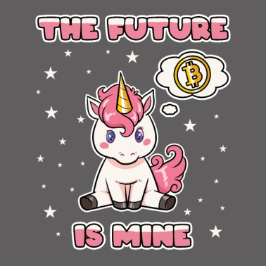 Motiv Einhorn Bitcoin Finanzen Krypto BTC Baby Lustig