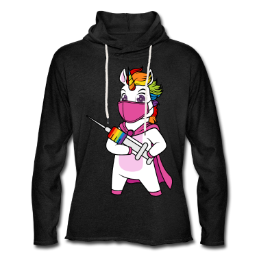 Einhörner Hoodie - Geimpft Einhorn Immunicorn