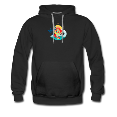 Einhörner Hoodie - Einhorn Sommer Surfen