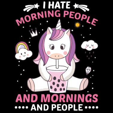 Motiv Einhorn Unicorn lustiger T-shirt