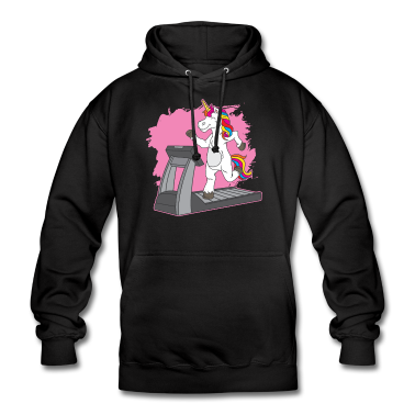 Einhörner Hoodie - Einhorn Laufband Shirt