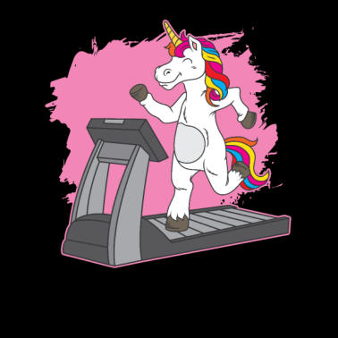 Motiv Einhorn Laufband Shirt