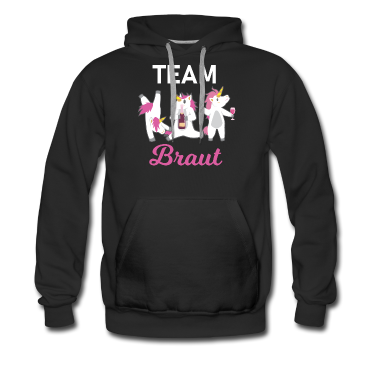 Einhörner Hoodie - Team Braut Einhorn Edition