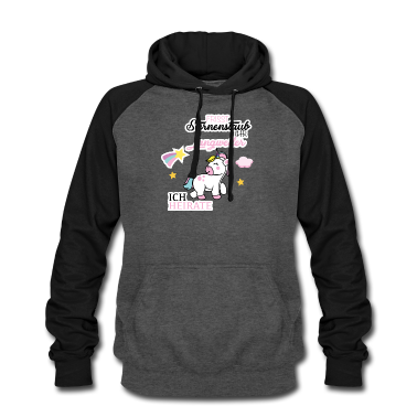Einhörner Hoodie - Einhorn Ich Heirate