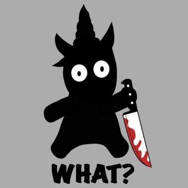 Motiv Unicorn what? Killer Psycho Mörder Einhorn Messer