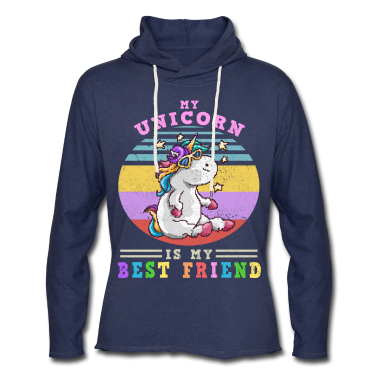 Einhörner Hoodie - Mein Einhorn ist mein bester Freund süßes Geschenk