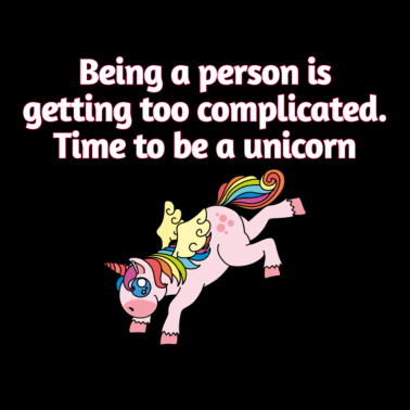 Motiv Zeit ein Einhorn zu sein