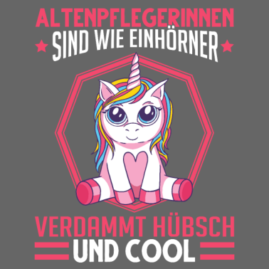 Motiv Altenpflegerin Einhorn Altenpflege Pflegekraft