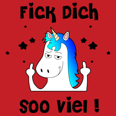 Motiv Einhorn Fick Dich Lustig Geek Provokant Geschenk