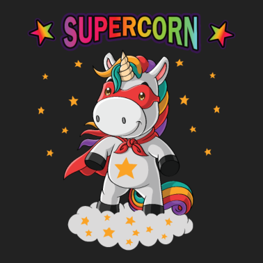 Motiv Einhorn Superheld Supercorn Held Jungen Mädchen