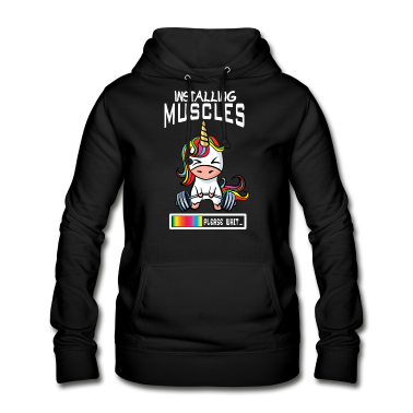 Einhörner Hoodie - Installing Muscles Einhorn Bodybuilding