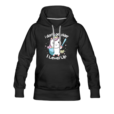Einhörner Hoodie - Gamer Geburtstag Einhorn ich werde nicht älter
