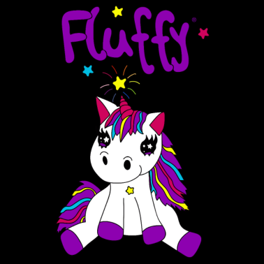 Motiv Fluffy das niedlichste Einhorn
