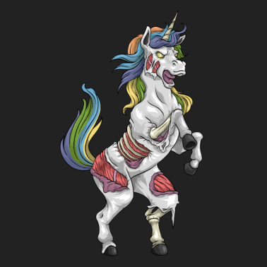 Motiv Zombie Einhorn Halloween Kostüm Zombiecorn