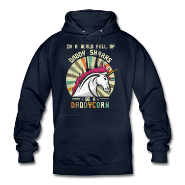 Einhörner Hoodie - Seien Sie Ein DaddyCorn Vintage