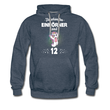 Einhörner Hoodie - Geburtstag 12 Geburtstag Einhorn Spruch Party