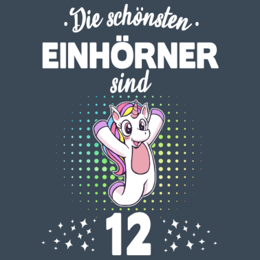 Motiv Geburtstag 12 Geburtstag Einhorn Spruch Party