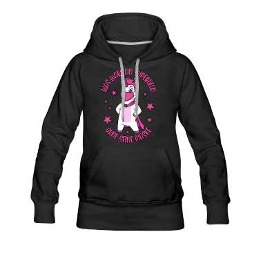 Einhörner Hoodie - Was wäre ein Superheld ohne seine Maske Einhorn