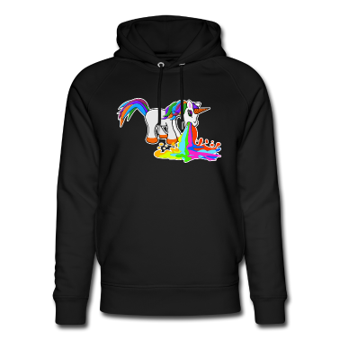 Einhörner Hoodie - Kotzendes Einhorn