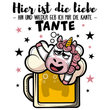 Motiv Liebe kante Tante Patentante