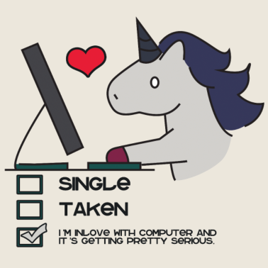 Motiv Einhorn: Unicorn Single, Taken or in Love with ...