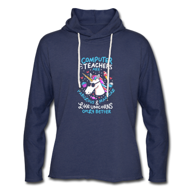 Einhörner Hoodie - Einhorn Computerlehrer - lustiges Computer Lehrer