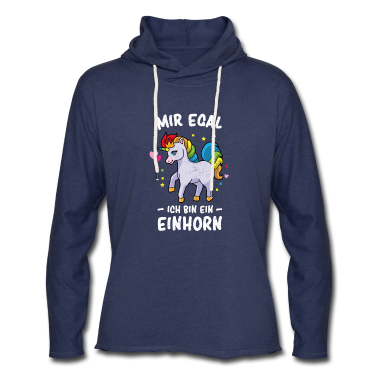 Einhörner Hoodie - Mir Egal Ich Bin Ein Einhorn - Pferde Geschenk