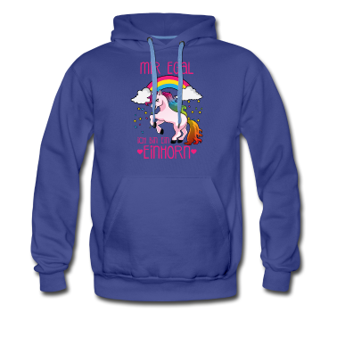 Einhörner Hoodie - Mir Egal Ich Bin Ein Einhorn - Pferde Geschenk