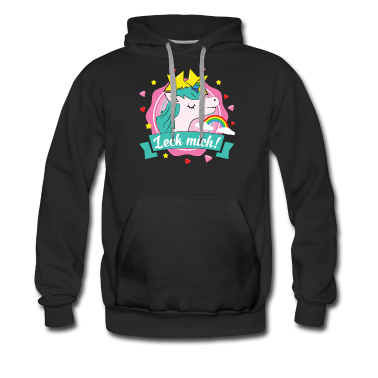 Einhörner Hoodie - Einhorn Leck mich Damen